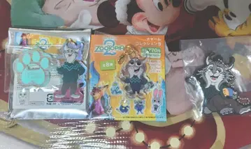 파우바트 오로라 아크릴 스탠드 참 러버 키링 주토피아2