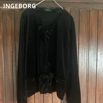 INGEBORG 리본 포함 블라우스 자켓
