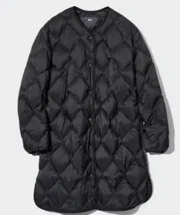 유니클로 울트라 라이트 다운 릴랙스 코트 M 블랙