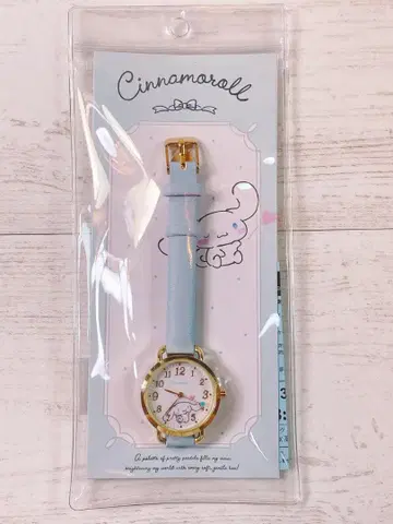 시나모롤 손목시계 하트 바늘 워치G 산리오 핑크