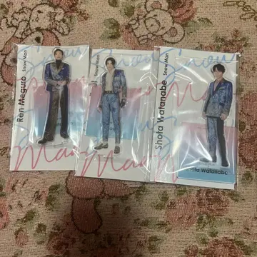 SnowMan fest 아크릴 스탠드 메구로 렌 라울 와타나베 쇼타