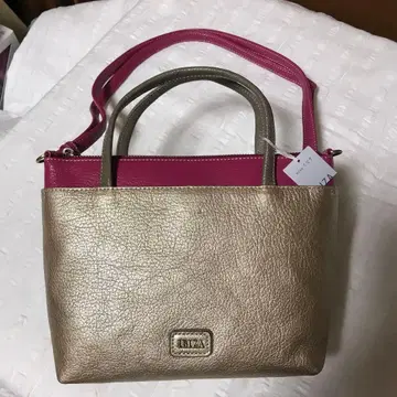 [ IBIZA ] 바이컬러 핸드백 숄더백