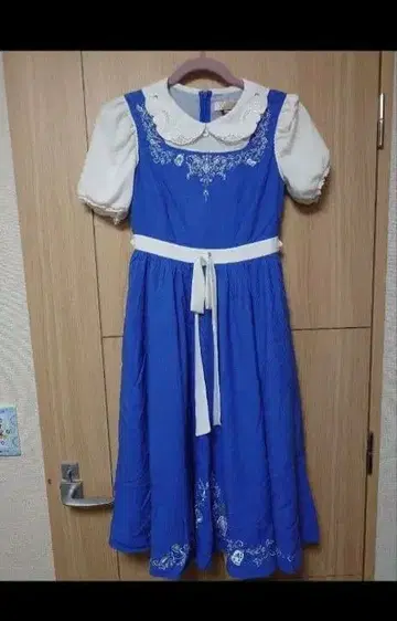 시크릿허니 자수 원피스 미녀와 야수 벨 시크릿허니