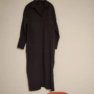 블랙 셔츠 원피스 긴팔