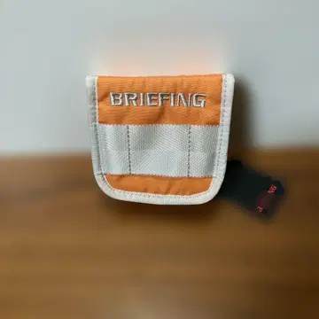 BRIEFING 퍼터용 골프헤드커버 오렌지