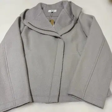 AT 핑크 베이지 후드 부착 자켓 미사용 새상품