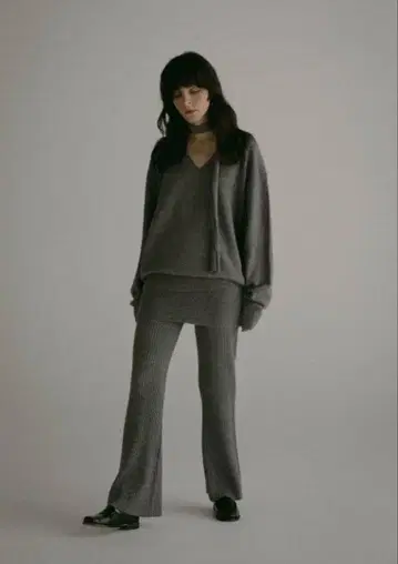 Rielle Riche 3way Layered Rib Knit Pants