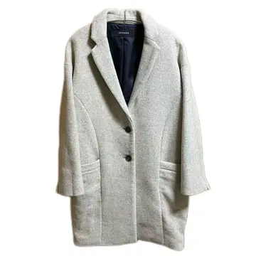 JEANASIS 체스터 코트 그레이 지나시스 여성용 아우터 겨울