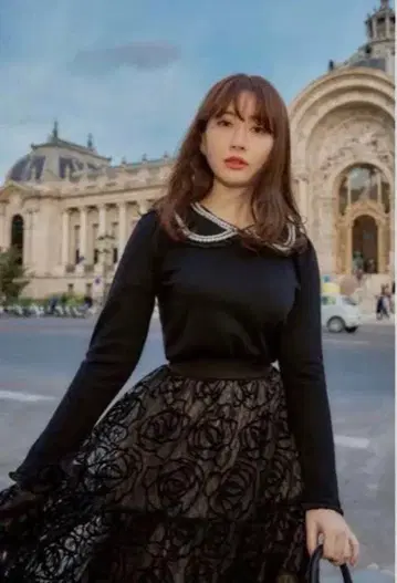 Her lip to Rodin Pearl Knit Pullover