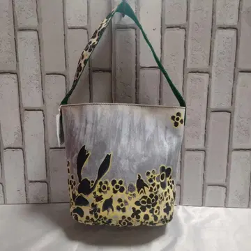 츠모리치사토 체리 미사용 새상품 레트로 플라워 토트백