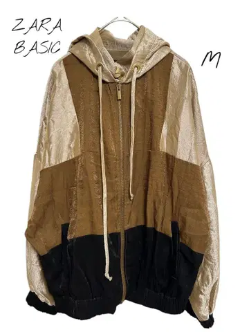 ZARA BASIC 후드 부착 자켓 겉옷 상의 M