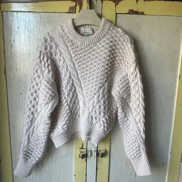 3.1 Phillip Lim 화이트 케이블 니트 XS