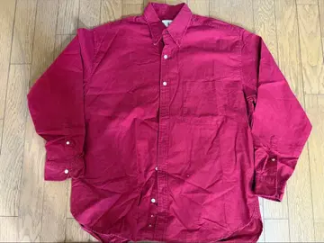 J.Crew 빨간색 M 버튼 다운 셔츠