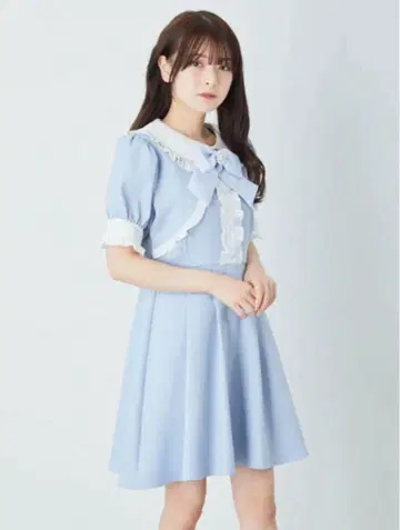 볼레로풍 프릴 원피스