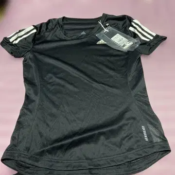 adidas 블랙 반팔 T셔츠 S