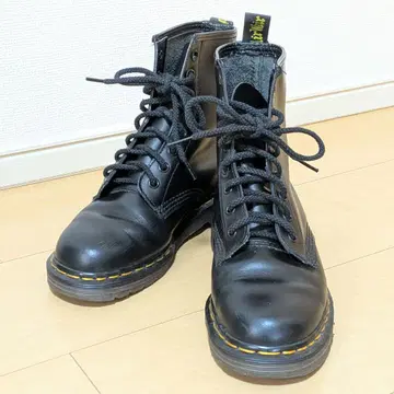 Dr.Martens 닥터마틴 가죽 8홀 워크 부츠 23cm 블랙