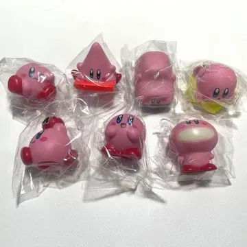 별의 커비 소프트 비닐 퍼펫 마스코트 2 커비 7체 세트