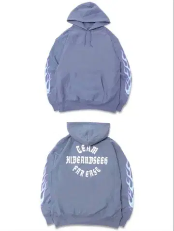 flame hooded sweat shirts 하이드 앤드 시크