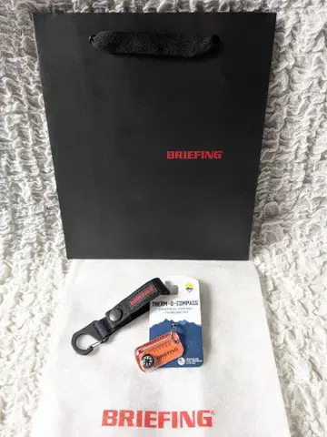 브리핑 키링 & 온도계 나침반 새상품