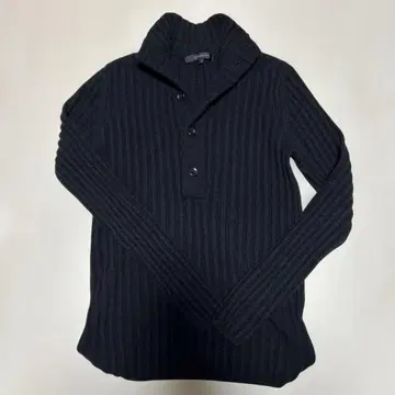 컨디션 최상 디자인 웍스 블랙 니트