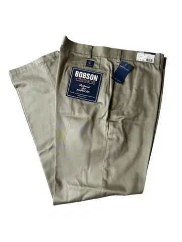 반값 이하 BOBSON 베이지 치노 팬츠 (38)