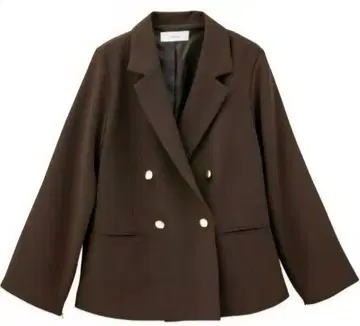 시마무라 소매 슬릿 테일러 자켓 3L 다크 브라운 misato 콜라보