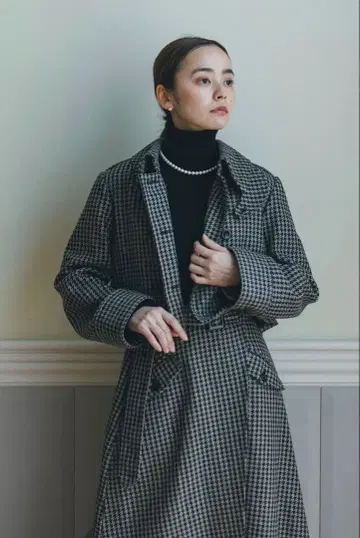 ruimeme 하운드투스 체크 자켓&스커트 세트 판매