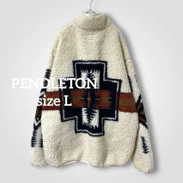 1660 PENDLETON 펜들턴 베이플로우 보아 블루종 네이티브 무늬