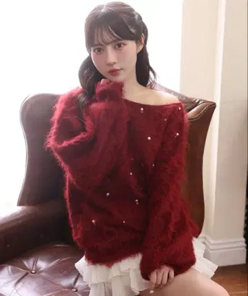 one after another NICE CLAUP / 비쥬 샤기 니트