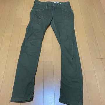 ANTGAUGE 피케 스트레치 팬츠 올리브