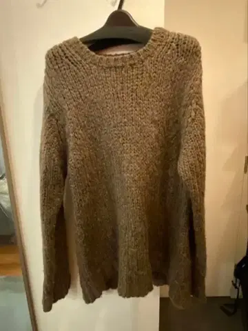 ISSEY MIYAKE 브라운 니트 스웨터