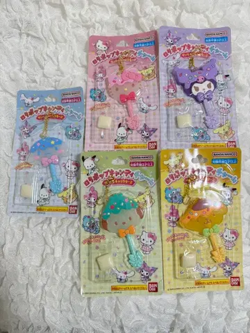 [ 새상품 미개봉 ] 산리오 롤리팝 캔디 참 5개 세트