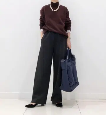 UNIQLO:C 로우 게이지 하이넥 스웨터 S 유니클로C