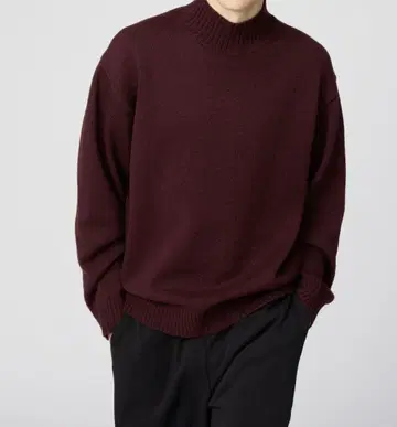 UNIQLO:C 로우 게이지 하이넥 스웨터 S 유니클로C