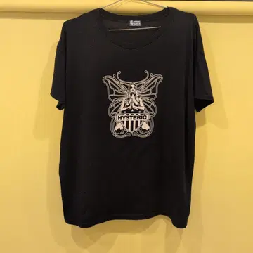 HYSTERIC Glamour 반팔 T셔츠 블랙