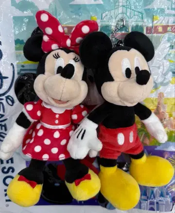 미키 미니 인형 배지