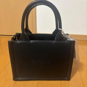 Danich 로고 숄더 가죽 미니 토트백