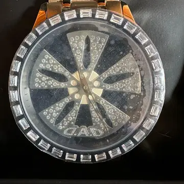 [ 레어템 ] DAD 손목시계 골드 블랙 가르송 시계 회전