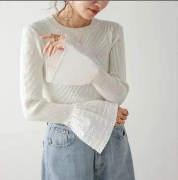 리브 니트 벨 슬리브.mystrada.anuans.아푸와이저 리셰