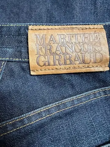 MARITHE FRANCOIS GIRBAUD 데님 팬츠 Y2K 90s