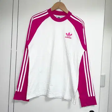 adidas originals 아디다스 롱T 핑크 화이트 긴팔