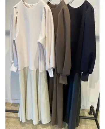 새상품급 DIARIUM 디아리움 블랙 본딩 원피스