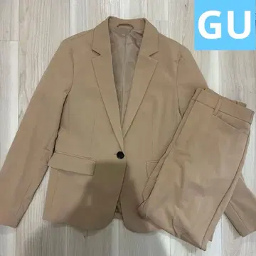 GU S 사이즈 워셔블 테일러드 자켓 팬츠 셋업 수트