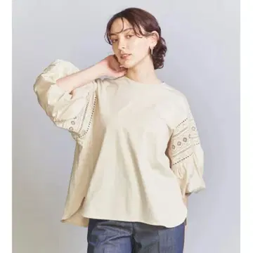 BEAUTY&YOUTH UNITED ARROWS 벌룬 슬리브 티셔츠