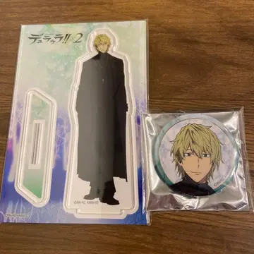 듀라라라 Ver.winter 아크릴 스탠드 캔뱃지 헤이와지마 시즈오