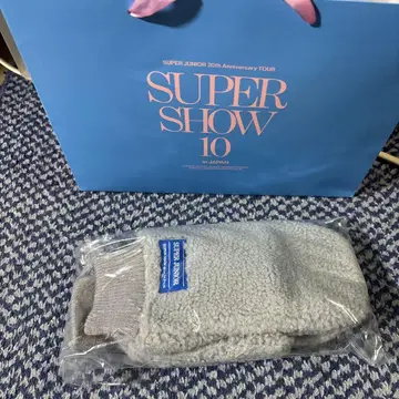 슈퍼주니어 슈퍼쇼 10 업그레이드 장갑 은색 테이프