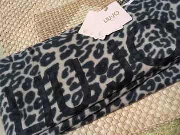 LIU JO 레오파드 무늬 머플러 70x180cm