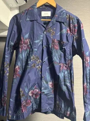 STUDIOUS 알로하 셔츠 블루