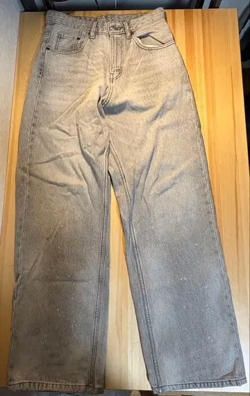 ZARA 와이드 그레이 데님