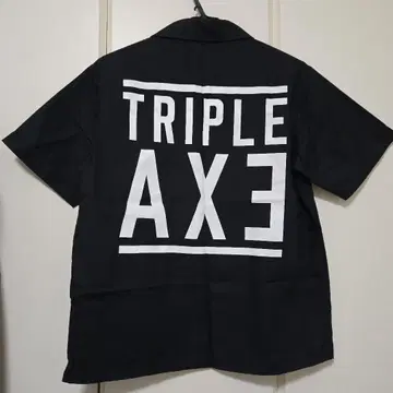 TRIPLEAXE 오픈 카라 셔츠 S 사이즈